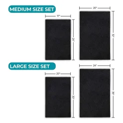 SUPERIOR® Brou 2-Pc Diamond Lattice Bath Rug