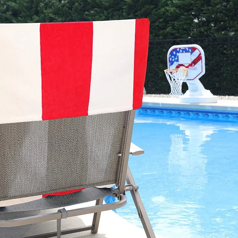 SUPERIOR® Cabana Collection | 100% Cotton Quick Dry Cabana Towel & Lounge Chair Cover