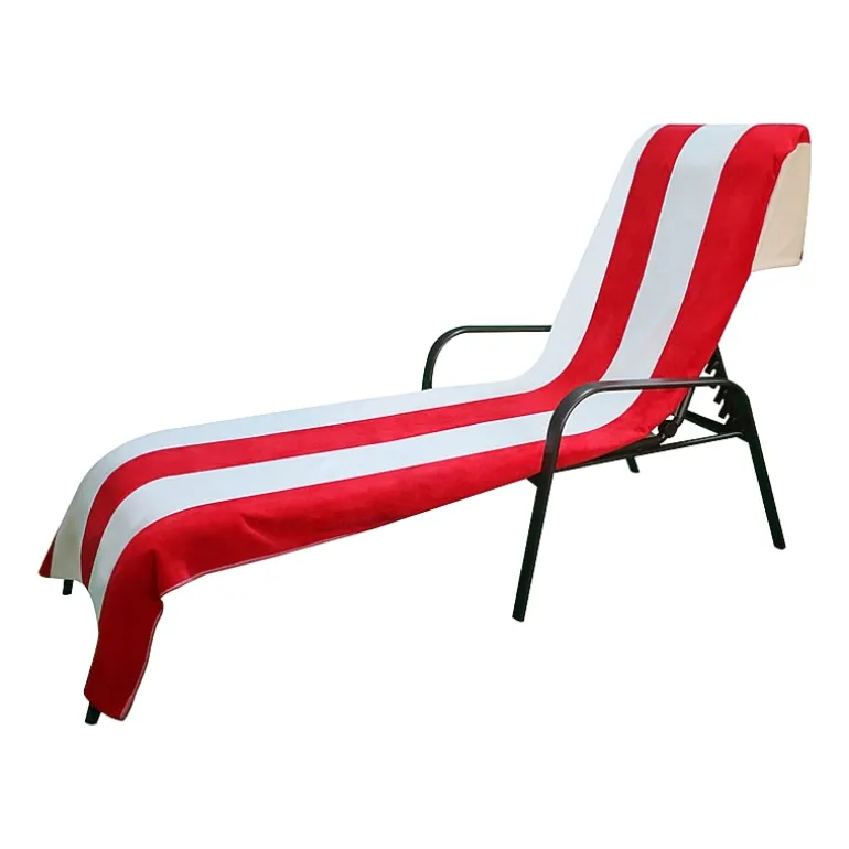 SUPERIOR® Cabana Collection | 100% Cotton Quick Dry Cabana Towel & Lounge Chair Cover