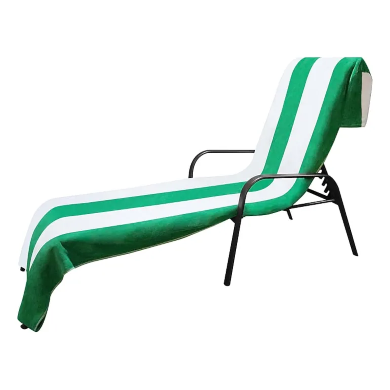 SUPERIOR® Cabana Collection | 100% Cotton Quick Dry Cabana Towel & Lounge Chair Cover