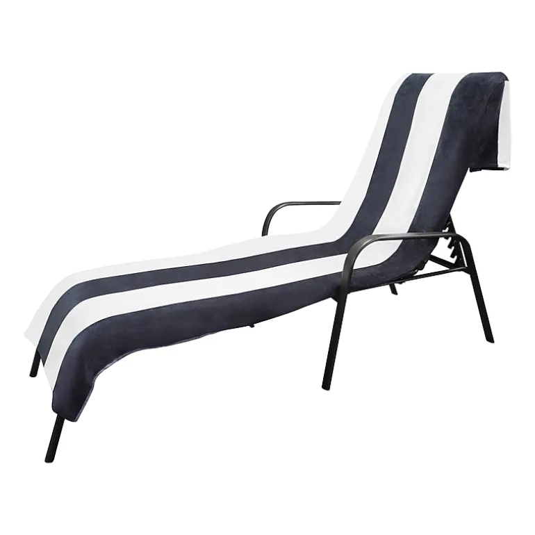 SUPERIOR® Cabana Collection | 100% Cotton Quick Dry Cabana Towel & Lounge Chair Cover
