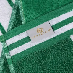 SUPERIOR® Cabana Collection |100% Cotton Quick Dry 2 Piece Beach Towel Set