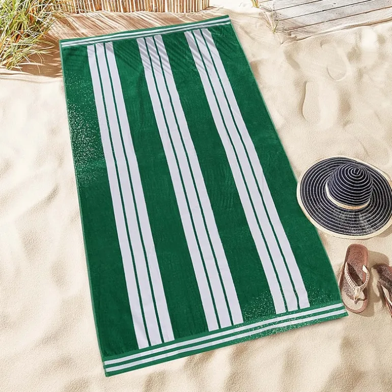 SUPERIOR® Cabana Collection |100% Cotton Quick Dry 2 Piece Beach Towel Set