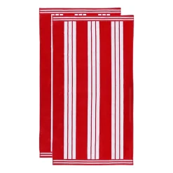 SUPERIOR® Cabana Collection |100% Cotton Quick Dry 2 Piece Beach Towel Set