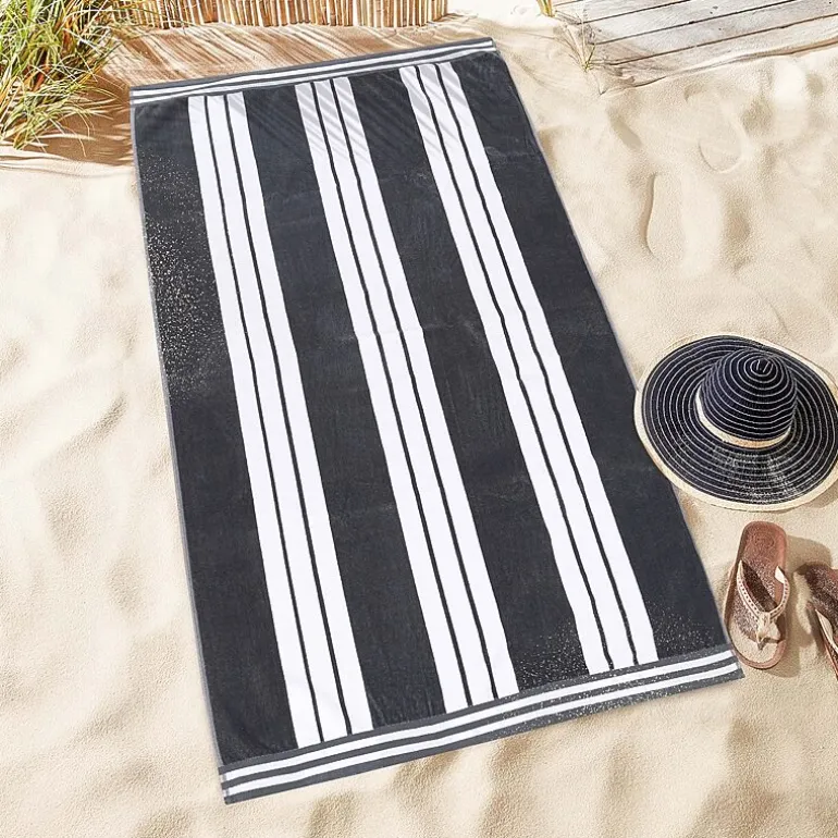 SUPERIOR® Cabana Collection |100% Cotton Quick Dry 2 Piece Beach Towel Set