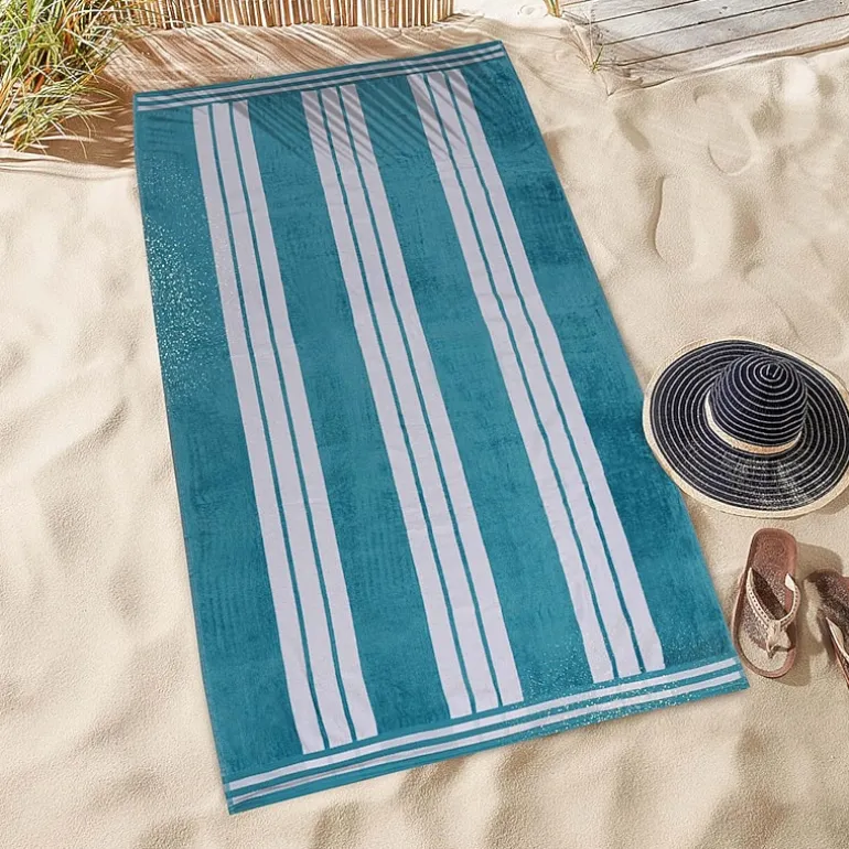 SUPERIOR® Cabana Collection |100% Cotton Quick Dry 2 Piece Beach Towel Set