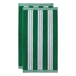 SUPERIOR® Cabana Collection |100% Cotton Quick Dry 2 Piece Beach Towel Set