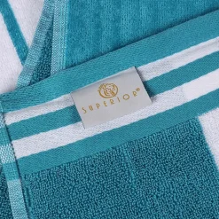 SUPERIOR® Cabana Collection |100% Cotton Quick Dry 2 Piece Beach Towel Set