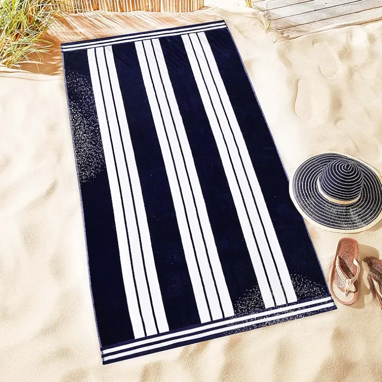 SUPERIOR® Cabana Collection |100% Cotton Quick Dry 2 Piece Beach Towel Set
