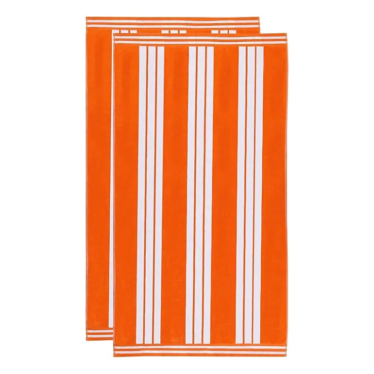 SUPERIOR® Cabana Collection |100% Cotton Quick Dry 2 Piece Beach Towel Set