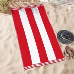 SUPERIOR® Cabana Stripe Oversized Quick Dry Beach Towel