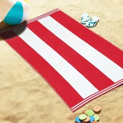 SUPERIOR® Cabana Stripe Oversized Quick Dry Beach Towel