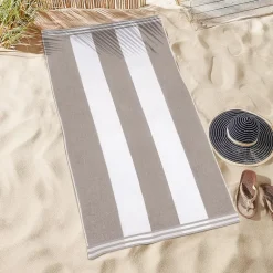 SUPERIOR® Cabana Stripe Oversized Quick Dry Beach Towel