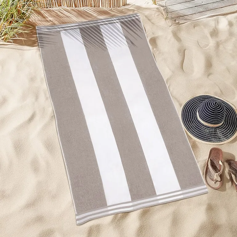 SUPERIOR® Cabana Stripe Oversized Quick Dry Beach Towel