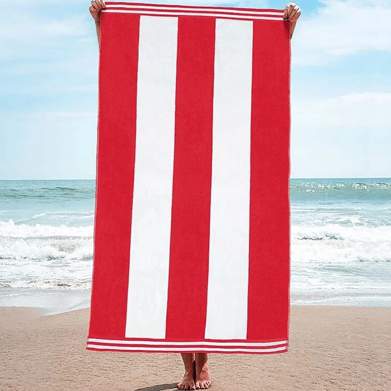 SUPERIOR® Cabana Stripe Oversized Quick Dry Beach Towel