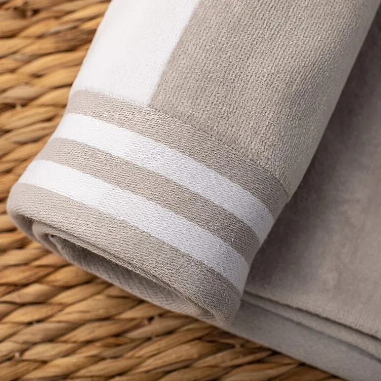 SUPERIOR® Cabana Stripe Oversized Quick Dry Beach Towel