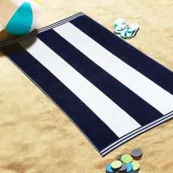 SUPERIOR® Cabana Stripe Oversized Quick Dry Beach Towel