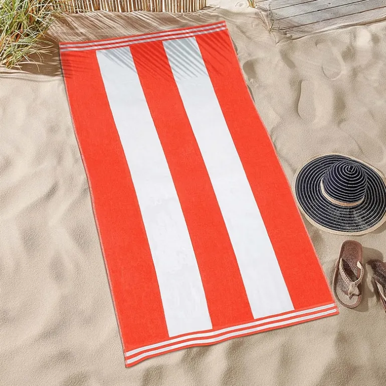SUPERIOR® Cabana Stripe Oversized Quick Dry Beach Towel
