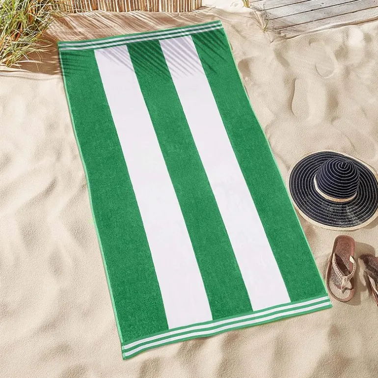 SUPERIOR® Cabana Stripe Oversized Quick Dry Beach Towel