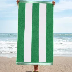 SUPERIOR® Cabana Stripe Oversized Quick Dry Beach Towel
