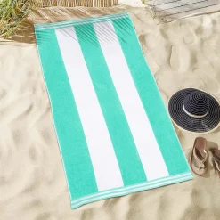 SUPERIOR® Cabana Stripe Oversized Quick Dry Beach Towel