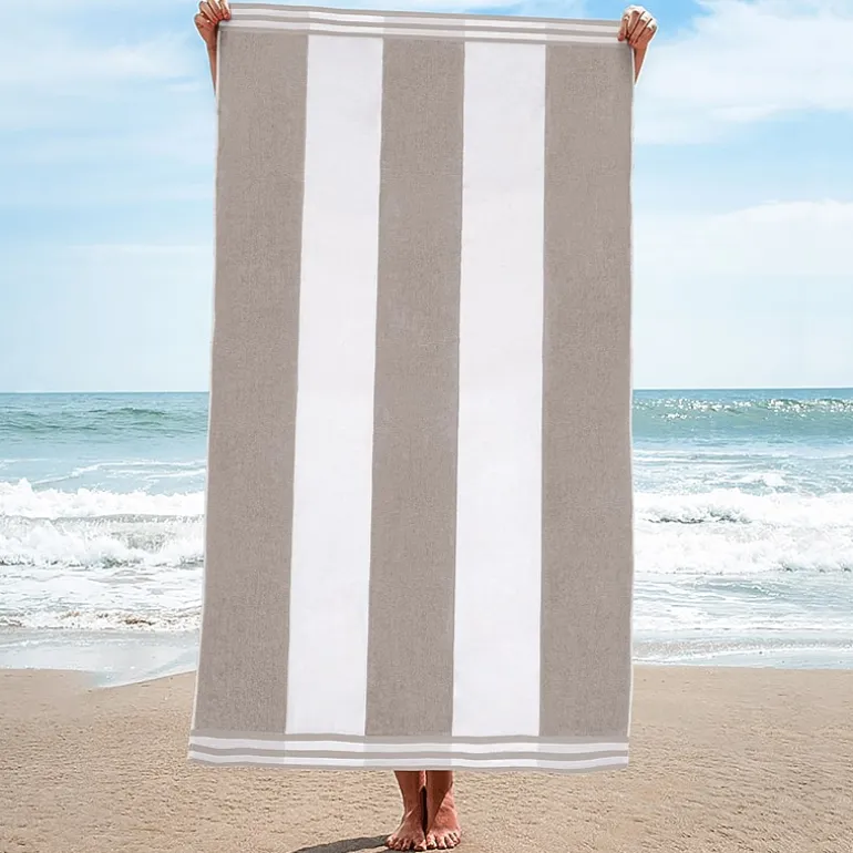 SUPERIOR® Cabana Stripe Oversized Quick Dry Beach Towel