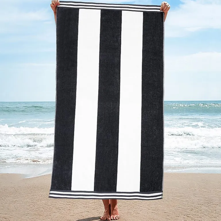 SUPERIOR® Cabana Stripe Oversized Quick Dry Beach Towel