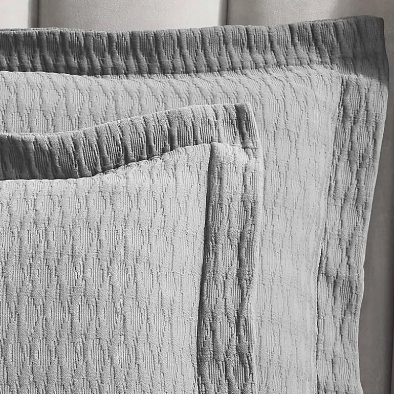 SUPERIOR® Calvert Cotton Lattice Geometric Jacquard Bedspread