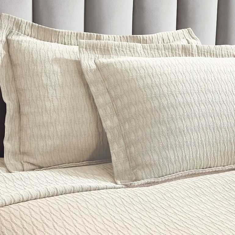 SUPERIOR® Calvert Cotton Lattice Geometric Jacquard Bedspread