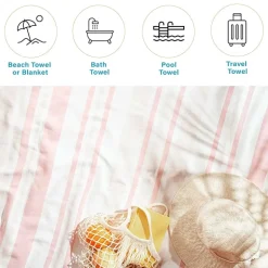 SUPERIOR® Costal Collection | 100% Cotton Quick Dry Beach Towel