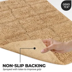 SUPERIOR® Cotton Checkers 2-Pc Bath Bath Rug