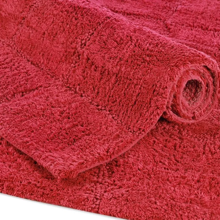 SUPERIOR® Cotton Checkers 2-Pc Bath Bath Rug