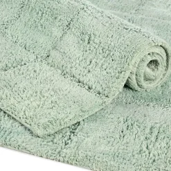 SUPERIOR® Cotton Checkers 2-Pc Bath Bath Rug