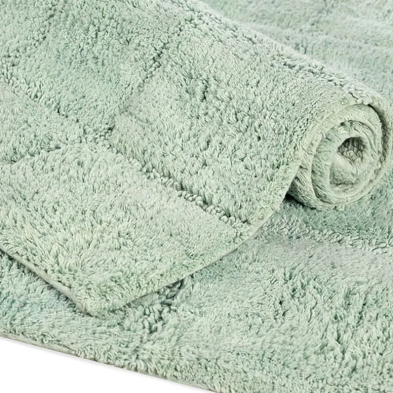 SUPERIOR® Cotton Checkers 2-Pc Bath Bath Rug