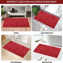 SUPERIOR® Cotton Checkers 2-Pc Bath Bath Rug