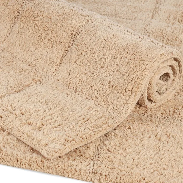 SUPERIOR® Cotton Checkers 2-Pc Bath Bath Rug