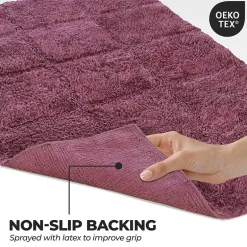 SUPERIOR® Cotton Checkers 2-Pc Bath Bath Rug