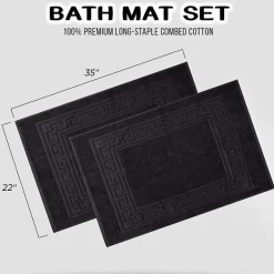 SUPERIOR® Cotton 2-Pc Bath Mat