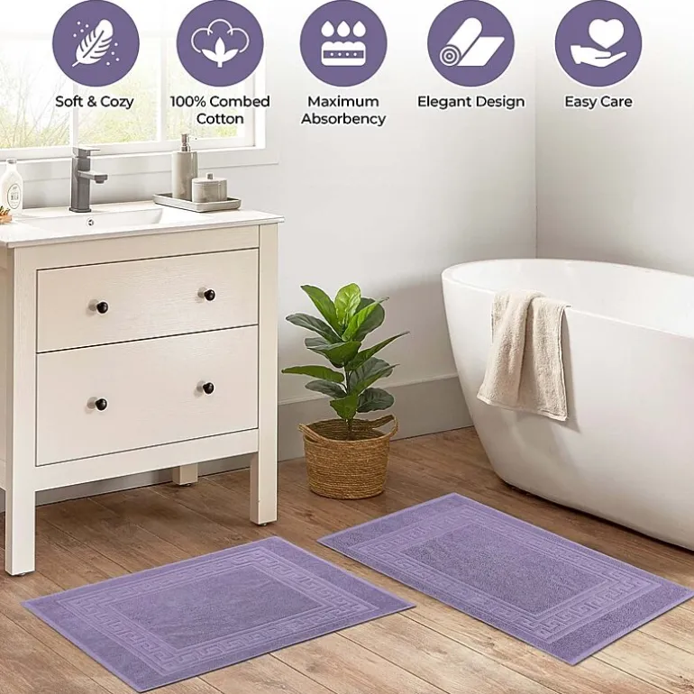 SUPERIOR® Cotton 2-Pc Bath Mat