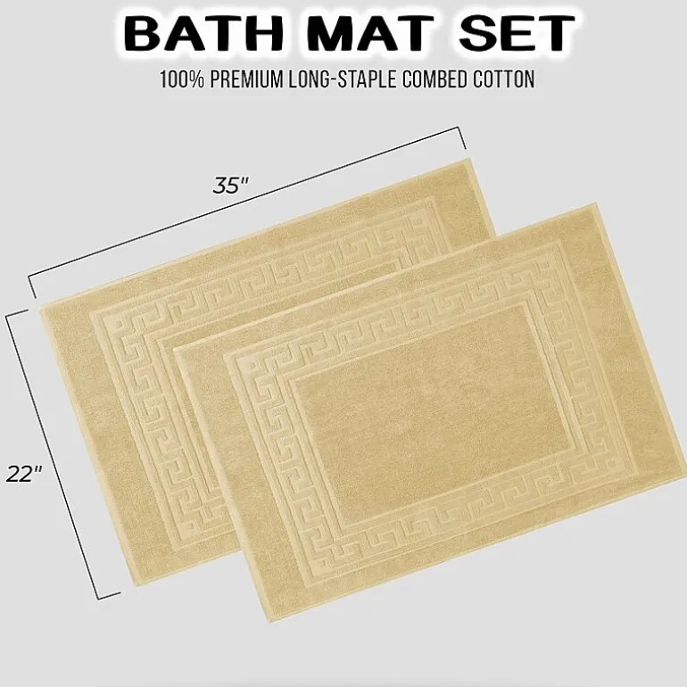 SUPERIOR® Cotton 2-Pc Bath Mat