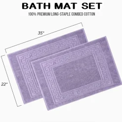 SUPERIOR® Cotton 2-Pc Bath Mat