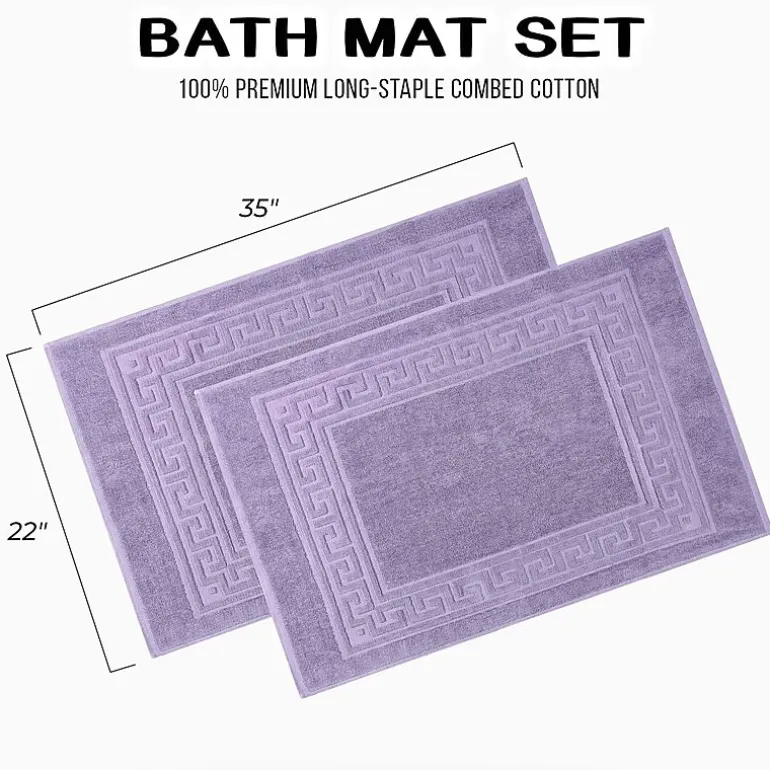 SUPERIOR® Cotton 2-Pc Bath Mat