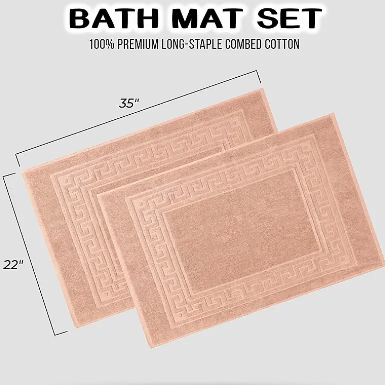 SUPERIOR® Cotton 2-Pc Bath Mat