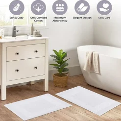 SUPERIOR® Cotton 2-Pc Bath Mat