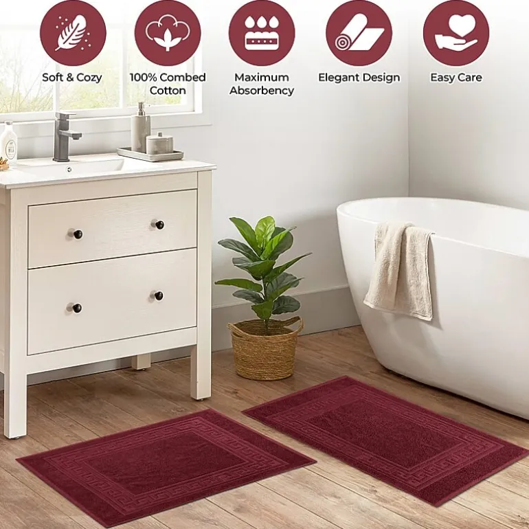 SUPERIOR® Cotton 2-Pc Bath Mat