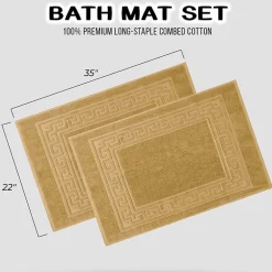 SUPERIOR® Cotton 2-Pc Bath Mat