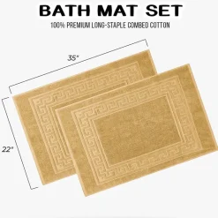 SUPERIOR® Cotton 2-Pc Bath Mat