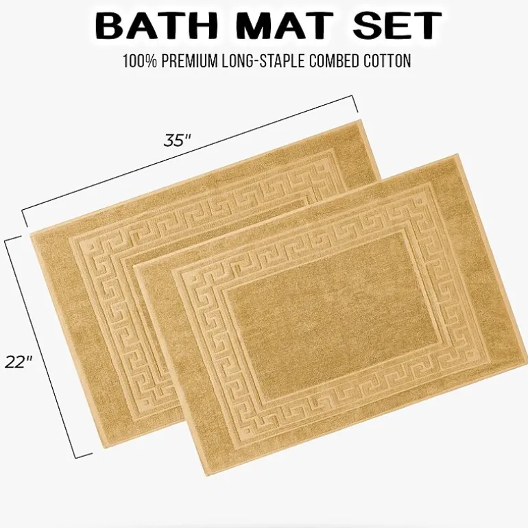 SUPERIOR® Cotton 2-Pc Bath Mat