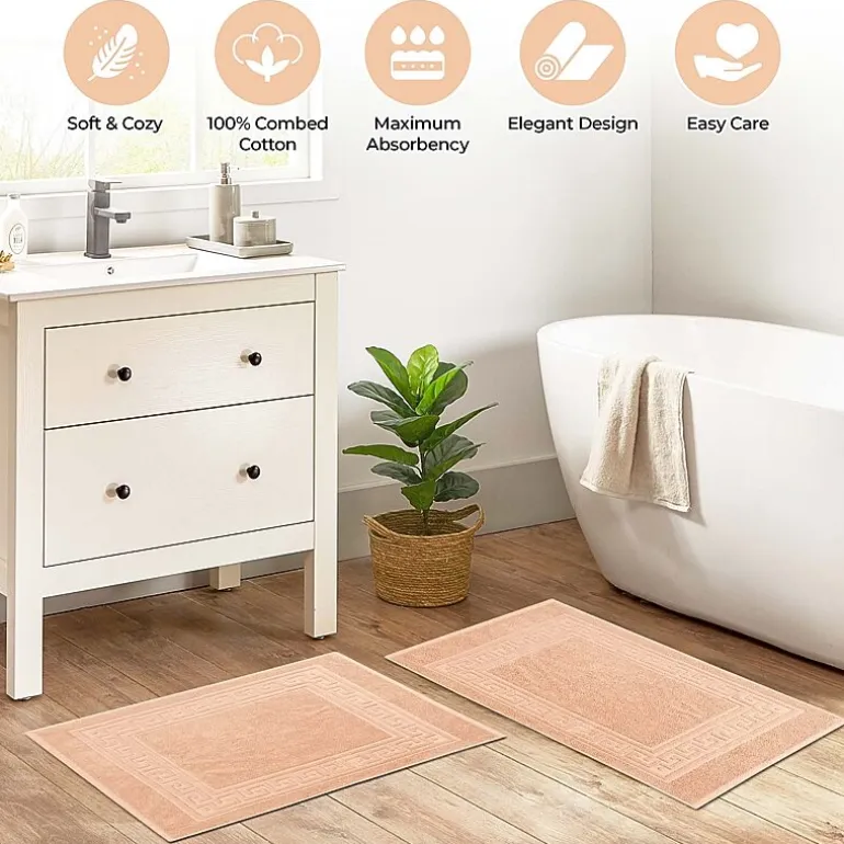 SUPERIOR® Cotton 2-Pc Bath Mat
