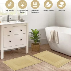 SUPERIOR® Cotton 2-Pc Bath Mat
